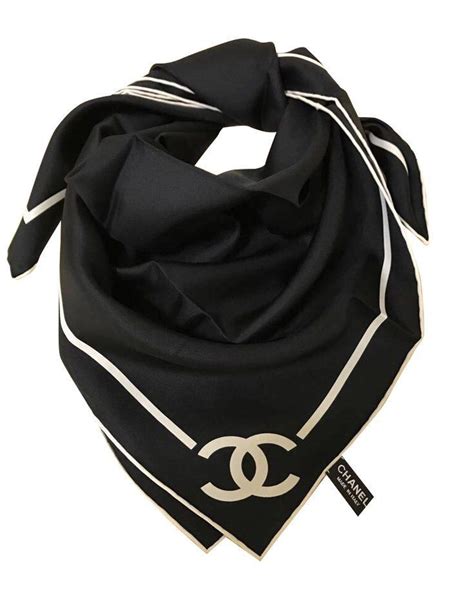 coco chanel silk scarf|chanel ready to wear scarf.